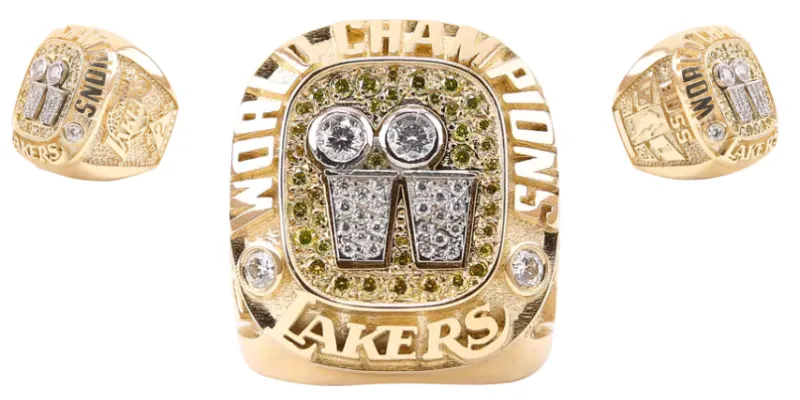 shaquille o'neal rings 2001