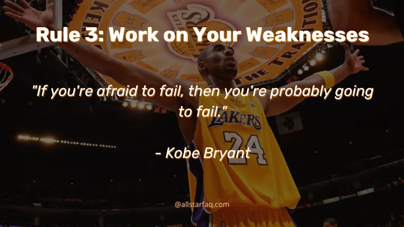 Kobe Bryant 10 Rules - Rule 3 Work on Your Weaknesses